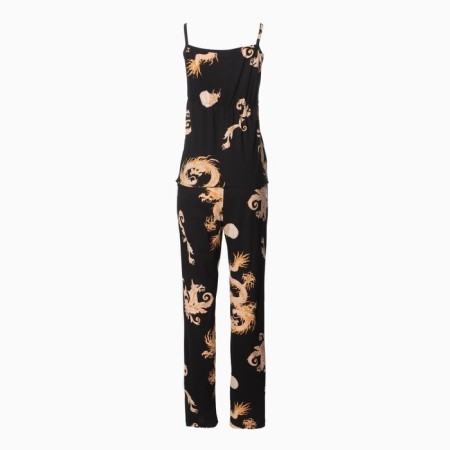 Female set (top/pants), black color, size 46-7