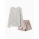 Female set (longshit and shorts) KAFTAN "velvet", 44-46, pink