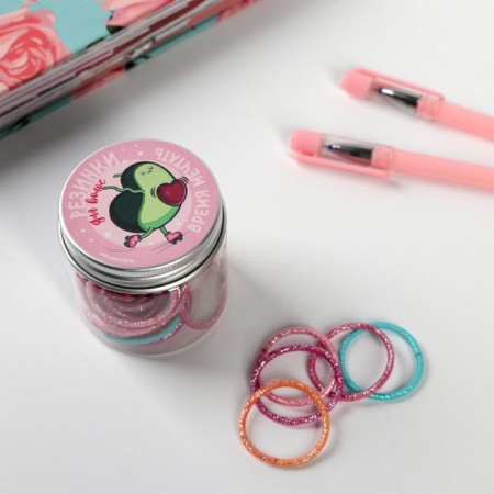 Hair gum "Dreaming Time", 30 pcs, mix-1