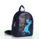 Baby backpack on lightning, blue color
