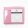 Set of pillowcases "Ethel" col. pink, 50x70 cm - 2 pcs, 100% cotton, calico