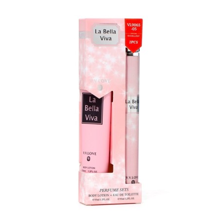 Perfume set women La Bella Viva: Toilet water, 35ml + body lotion, 35ml-3