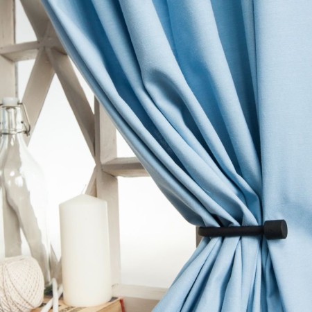 Billy curtains with grabbing, 170 x 270 cm - 2 pcs, blue-1
