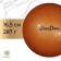 The ball for rhythmic gymnastics Grace Dance, D = 16.5 cm, orange color with brilliance