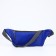 Zipper waist bag, outer pocket, USB connector, blue color