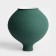 Vase for flowers decorative "Toledo" color jade 20 x 14 x 14 cm