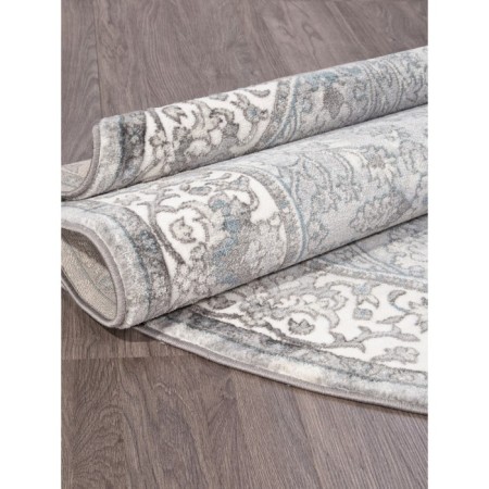 Oval carpet Merinos Atlantis, size 200x290 cm, Cream-Gray color-1