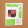 Store for storage of clothing shares, 4 boxes, 60 × 29 × 60 cm, red-black color
