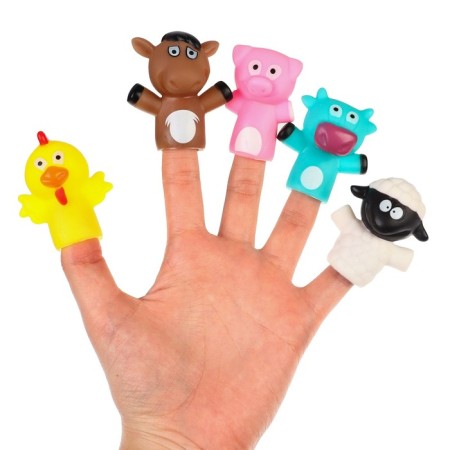 Finger Theater "Farm", 5 pcs, crumb I-6