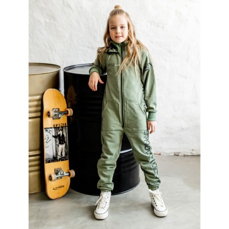 Overalls for the boy "Eleven", height 146 cm, khaki color-6