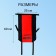 Hermoryukzak Yugana, PVC, waterproof 20 liters, red