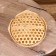 VAZ with a lid weaved, from bamboo 25x25x11 cm