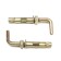Tundra anchor bolt, with a Mr.-shaped hook, galvanized, 12x70 mm, 30 pcs