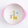 Bamboo children's bowl, mix color, 230 ml, 13.5x11.5x4.5