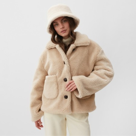 Women's jacket mist size s, beige-5