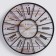 Wall clock, series: loft, "Besar", smooth move, d = 60 cm