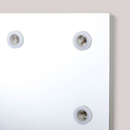 Mirror, dressing room, wall, 12 bulbs, 60 × 60 cm-1