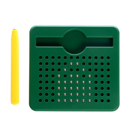 Magnetic tablet for drawing, 96 holes, green-3
