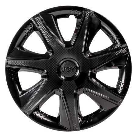 Wheel caps 15 "Airline" Joy, Black Gloss, Carbon, in a set 2 pieces-2