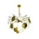 Alvia chandelier, size 60x45 cm, 6x5W, E14