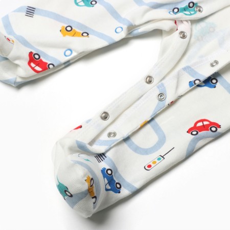 Complex for children, white color/cars, height 62-3