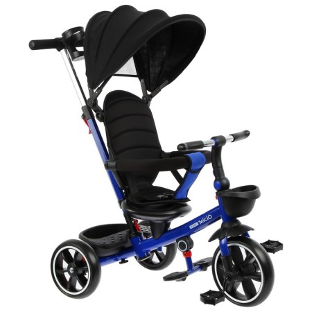 Three-wheeled bicycle Micio Velocet +, Wheels EVA 10 "/8", Dark blue color-1