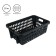 The box is universal, plastic, 60 × 40 × 20 cm, 30 kg, black