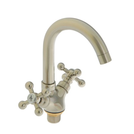 Accoona A9671A shell mixer, two -wound, brass, color satin