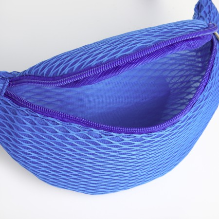 Lightning waist bag, blue color-4