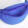 Lightning waist bag, blue color