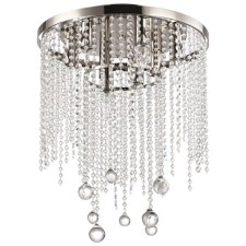 Ceiling chandelier SMIRA 8XE14 40W, size 40x40x42.5 cm, Nickel color