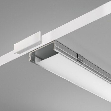 Aluminum profile LED Strip Alm002S-2M, 200x2,38x0.6 cm, silver color-1