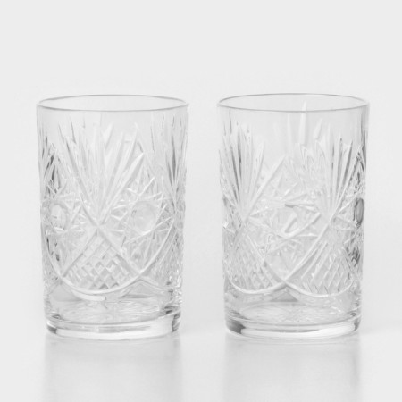 A set of crystal glasses "Tea", 250 ml, 2 pcs