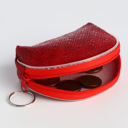 Women's wallet with lightning, red color-3