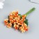 Flowers for decorating "inflorescence" Orange 1 bouquet = 12 colors 8.5 cm