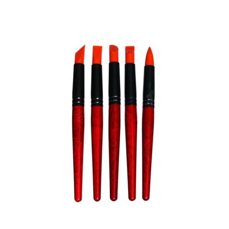 Set of brushes latex 5 pieces, large-5