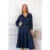 Women's dress, size 42, dark blue color 5595
