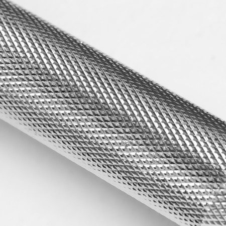 The stamp is dumb, metal, chrome -plated d = 28 mm, 35 cm-5