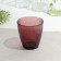 Low glass glass "Concept Straypi", 250 ml, lilac color