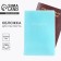 Cover for passport, PVC, pale turquoise color