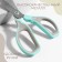 Scissors are universal, mowed blade 7 ", 17 cm, color mix
