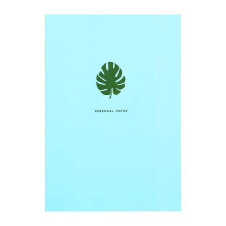A4 notebook, 80 sheets in the PRO100 cage, covered cardboard, lamination Soft Touch, mix-3