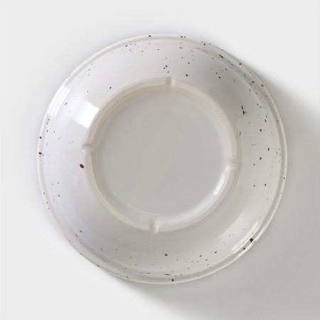 Porcelain plate Punto Bianca, 600 ml, D = 15.5 cm-3