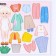A training board with clothing on Velcro "Dressing. Yana "