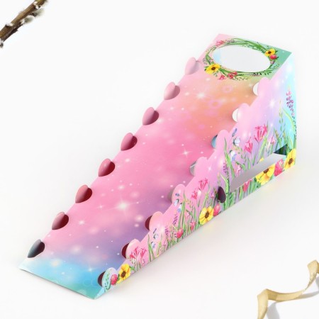 Easter slide in a set with stickers for eggs "Butterflies".-4