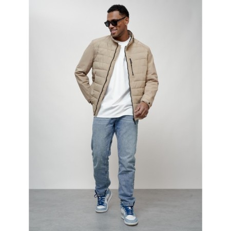 Male spring jacket, size 48, beige color-11