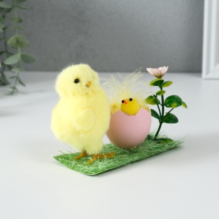 Souvenir "Chicken with chicken" 5.5x12x8.7 cm-1