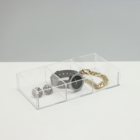 Presentation stand, 3 cells, 20.3 × 10.2 × 3.8 cm, 2 mm plexiglass, in a protective film-2