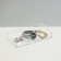 Presentation stand, 3 cells, 20.3 × 10.2 × 3.8 cm, 2 mm plexiglass, in a protective film