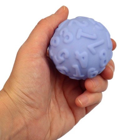 A set of developing tactile balls "handbag", with a squeak, 4 pcs, crumb I-10